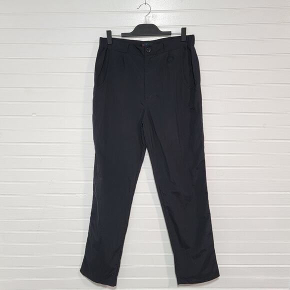 Rail Ryders Mens Size Medium Black Pants Nylon Gorpcore Outdoors Hiking Pockets - Picture 1 of 11
